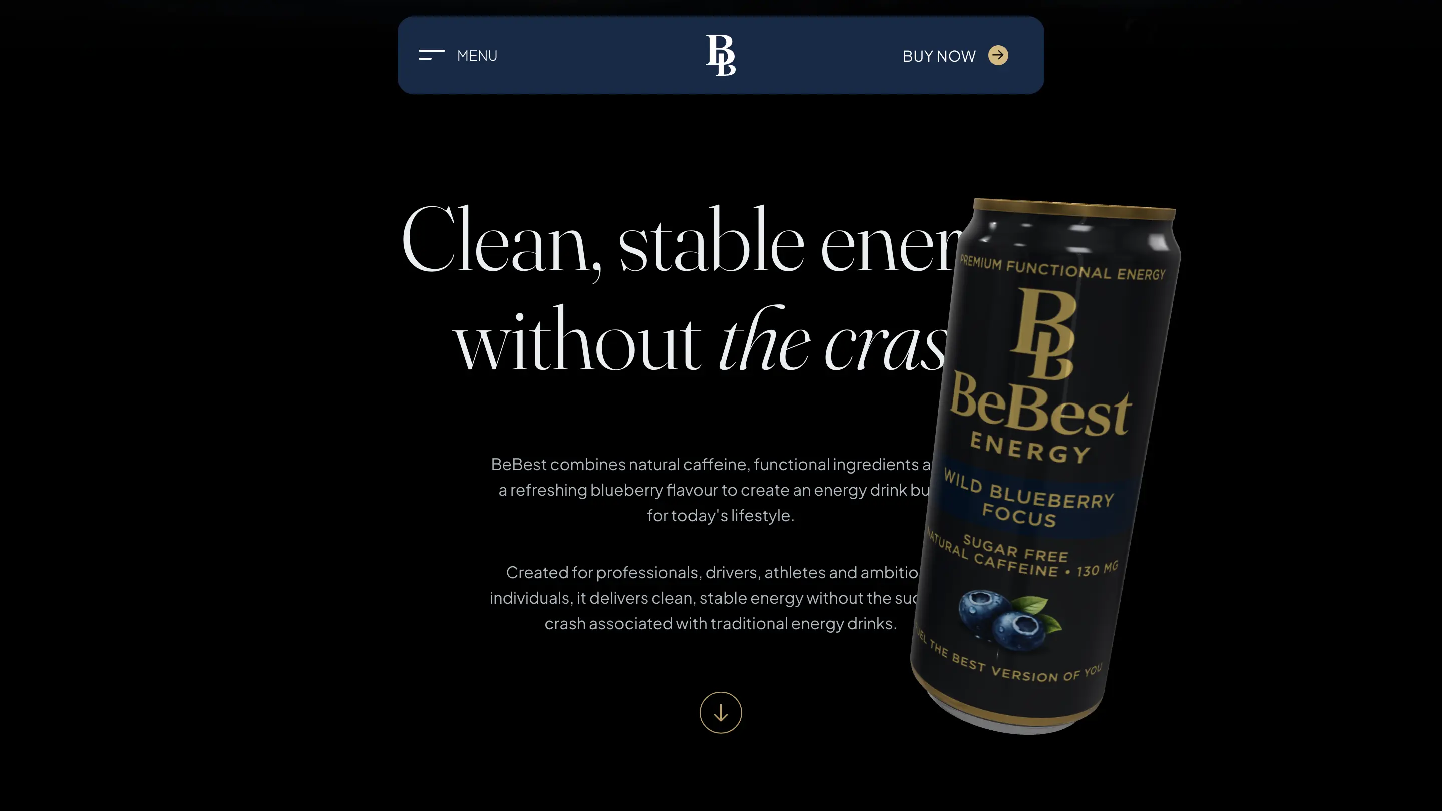 BeBest Energy product introduction with Wild Blueberry Focus can